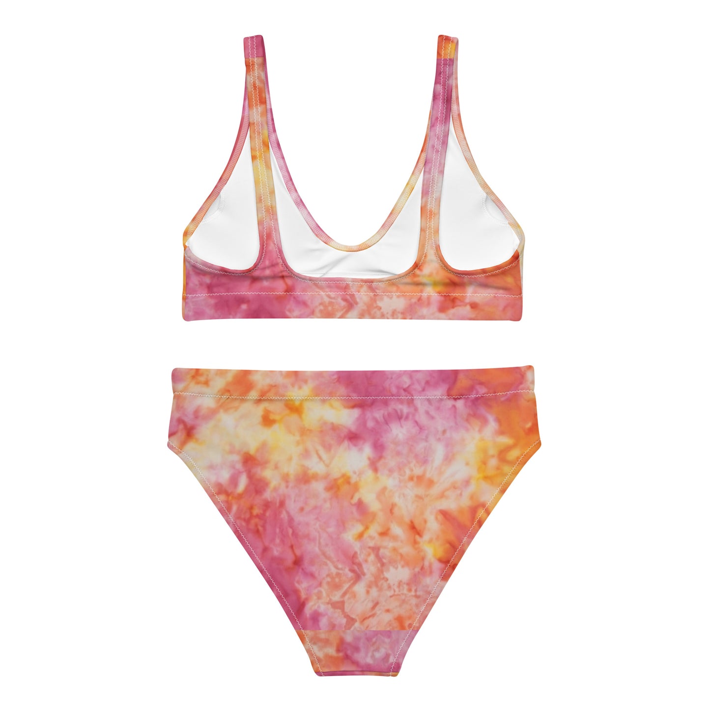 Recycled high-waisted bikini