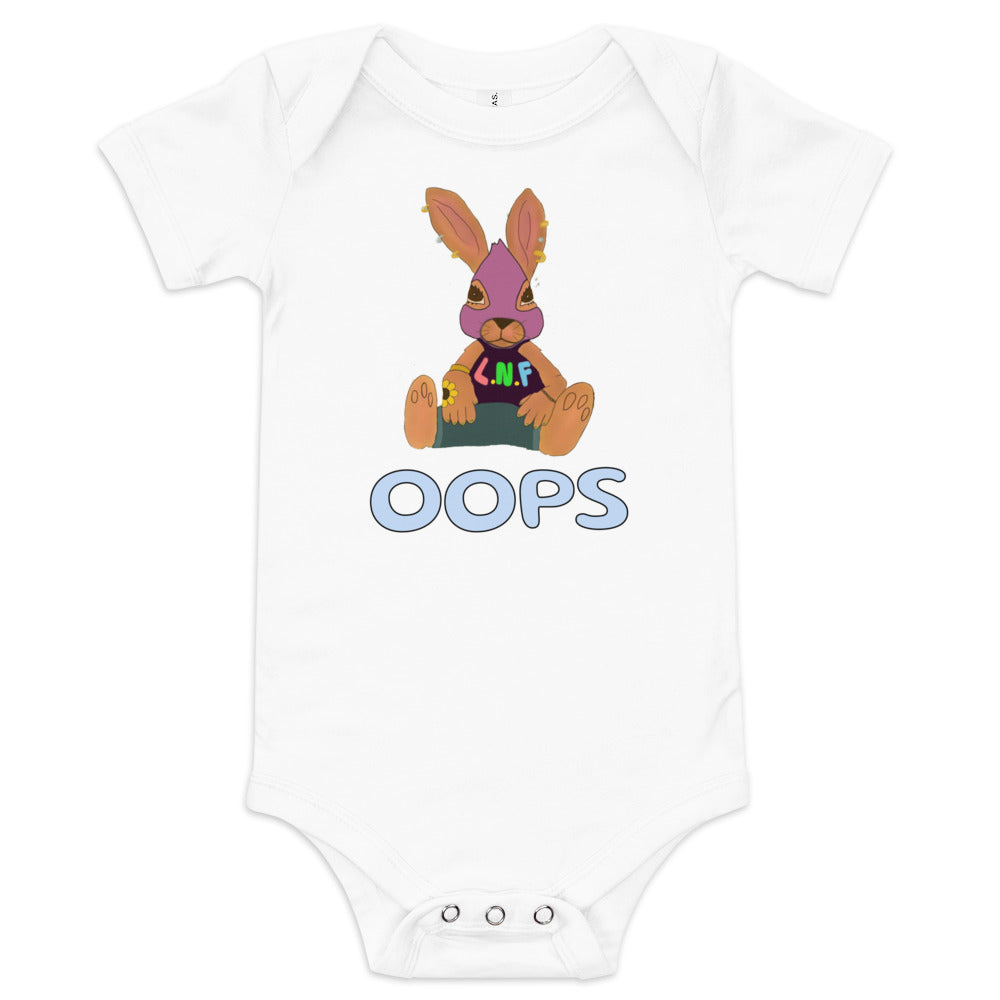 Baby short sleeve oops one piece