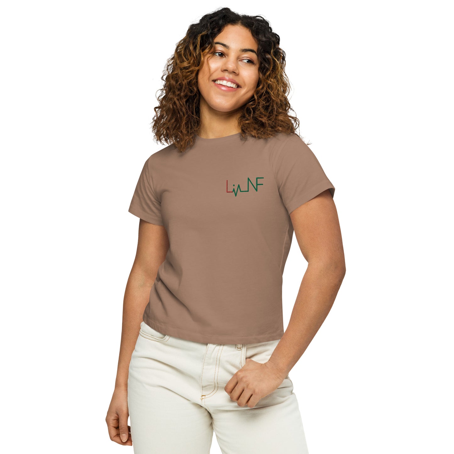 Women’s high-waisted t-shirt