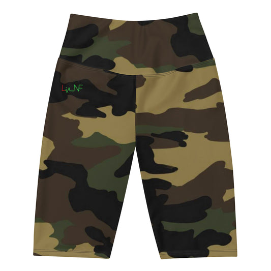 Camo Biker Shorts