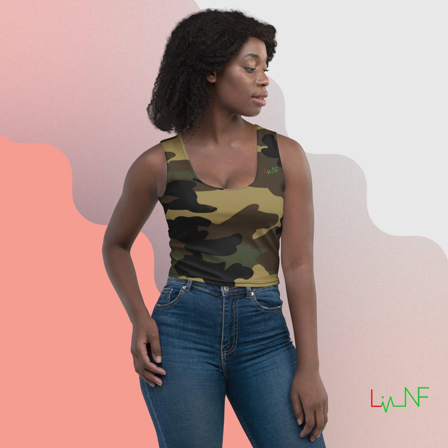 Camo Crop Top