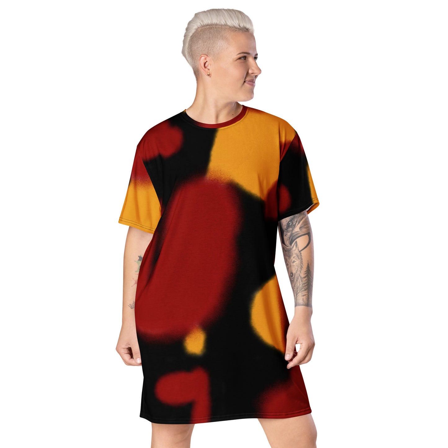 Abstract T-shirt Dress!