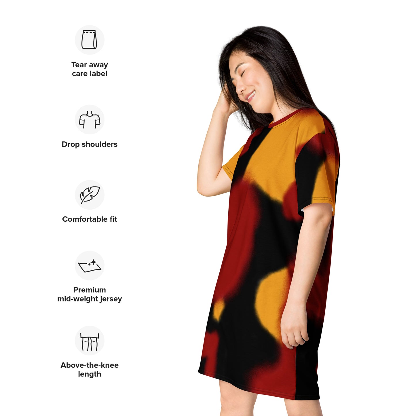 Abstract T-shirt Dress!