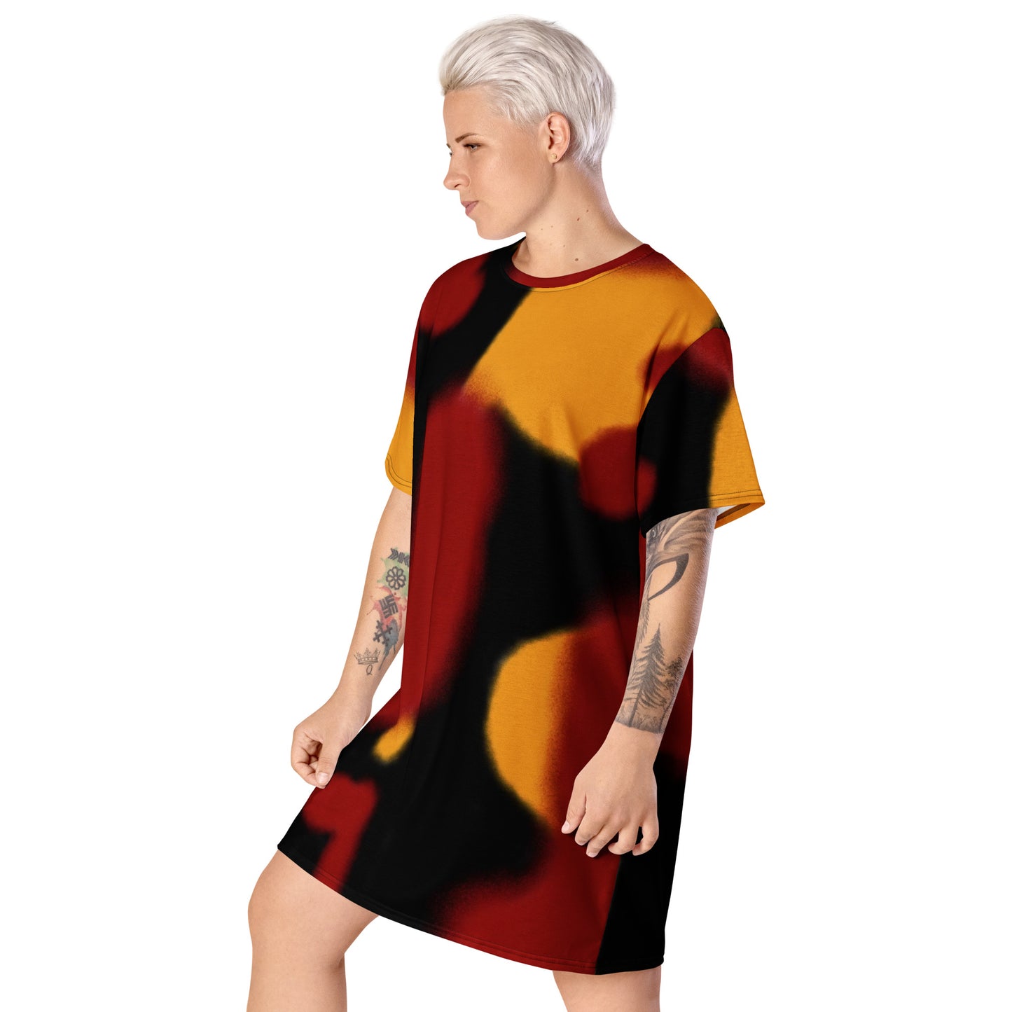 Abstract T-shirt Dress!