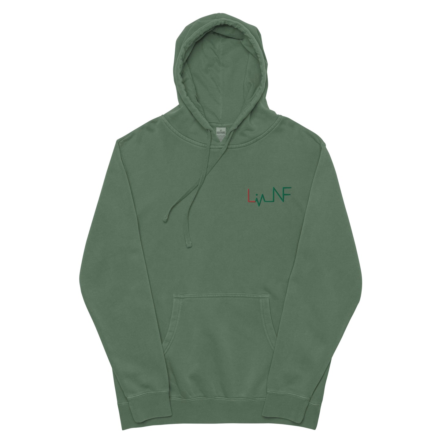 Unisex pigment-dyed hoodie