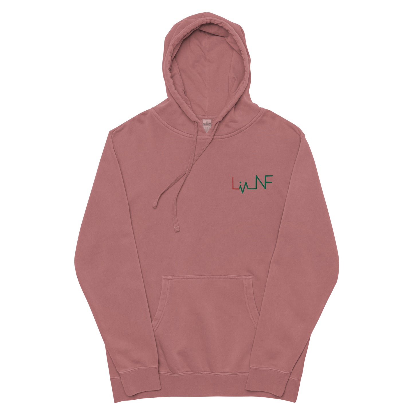 Unisex pigment-dyed hoodie