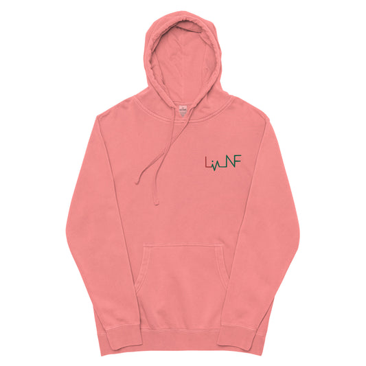 Unisex pigment-dyed hoodie