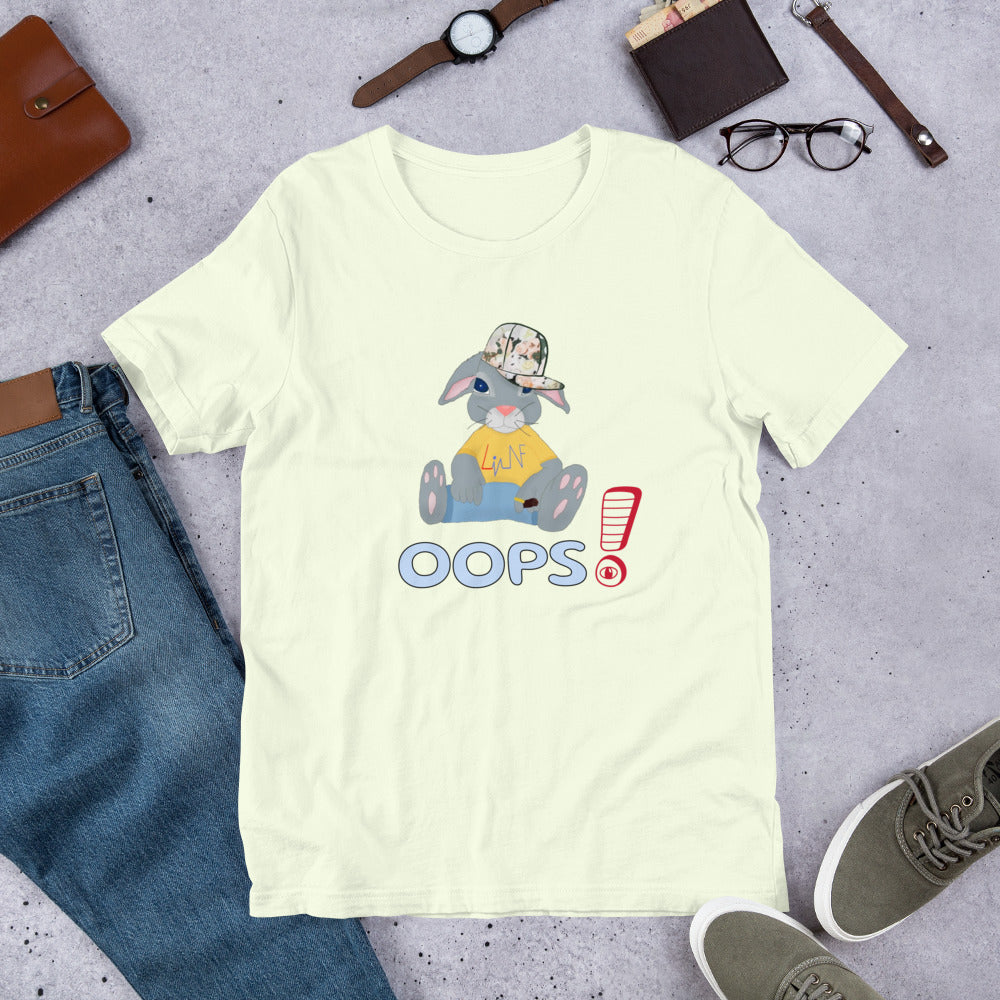 Unisex oops t-shirt