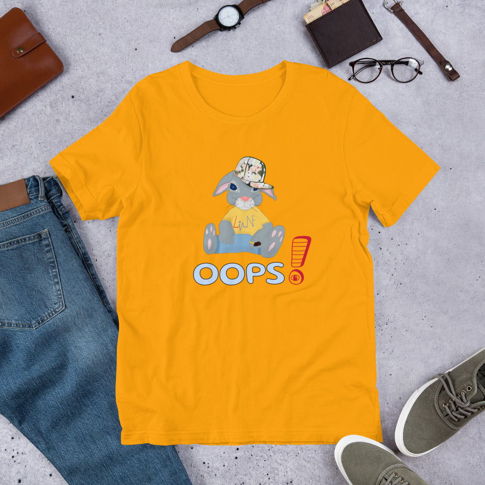 Unisex oops t-shirt